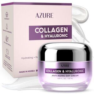 Azure Cosmetics Collagen & Hyaluronic Acid Face Moisturizer